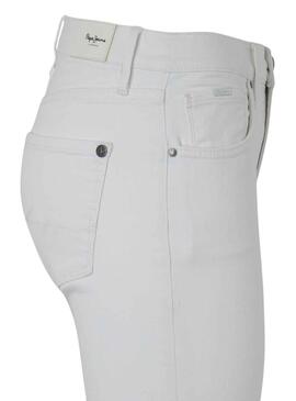 Pantalon Jeans Pepe Jeans Grâce Blanc Femme