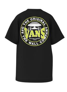 T-Shirt Vans Établi Noire pour Garçon