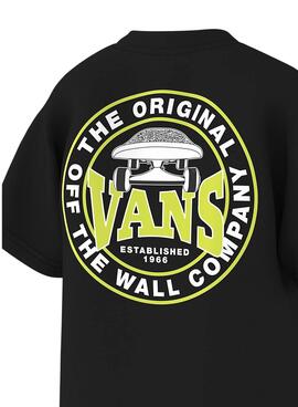 T-Shirt Vans Établi Noire pour Garçon