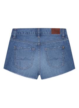 Shorts Pepe Jeans Patty Bleu Claro pour Fille