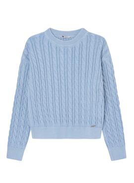 Pull Pepe Jeans Cora Bleu pour Fille