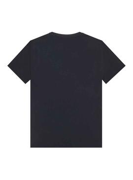 T-Shirt Antony Morato Multilogo Noire Homme