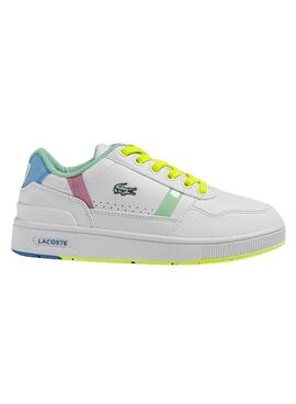Baskets Lacoste T-Clip SUC Blanc pour Garçon