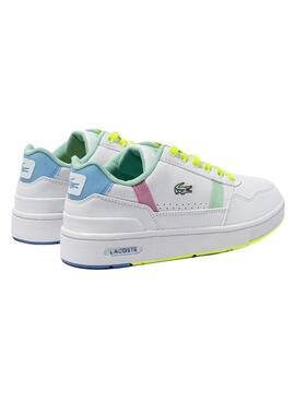 Baskets Lacoste T-Clip SUC Blanc pour Garçon