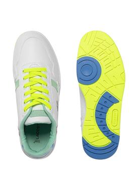Baskets Lacoste T-Clip SUC Blanc pour Garçon