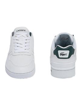 Baskets Lacoste T-Clip Blanc pour Garçon