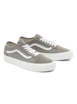 Baskets Vans Old Skool Taperouge Gris pour Homme