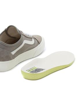 Baskets Vans Old Skool Taperouge Gris pour Homme