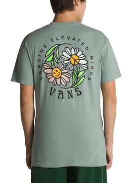 T shirt vans 2025 femme verte