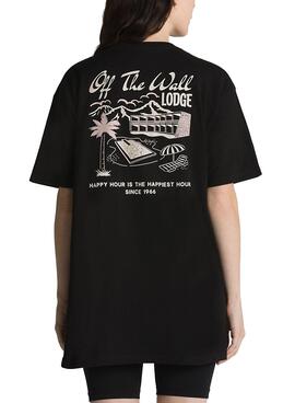 T-Shirt Vans Loge Noire pour Femme et Homme