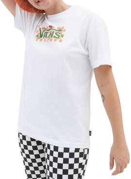 T-Shirt Vans Fruit Blanc pour Femme