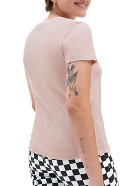 T-Shirt Vans Micro Disty Rose pour Femme