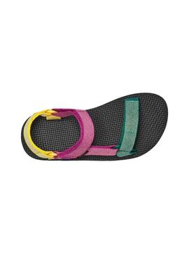 Sandales Teva Univ Fucsia pour Fille et Garçon