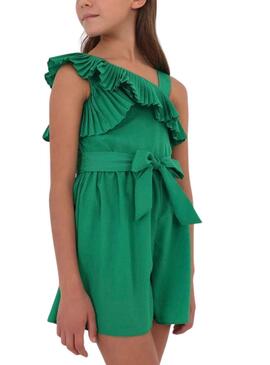 Jumpsuit Mayoral Crepe Vert pour Fille