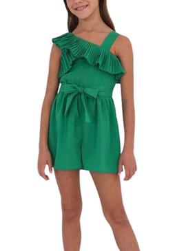 Jumpsuit Mayoral Crepe Vert pour Fille