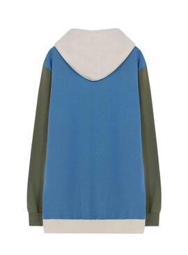 Sweat El Pulpo Luscofusco Bleu pour Homme