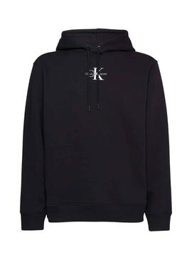 Sweat Calvin Klein Hoodie Noire pour Homme