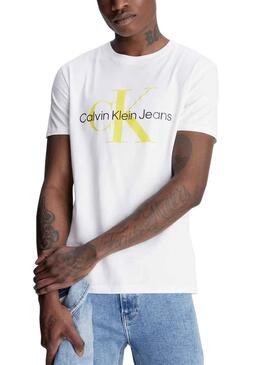 T-Shirt Calvin Klein Seasonal Blanc Homme