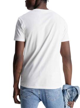 T-Shirt Calvin Klein Seasonal Blanc Homme