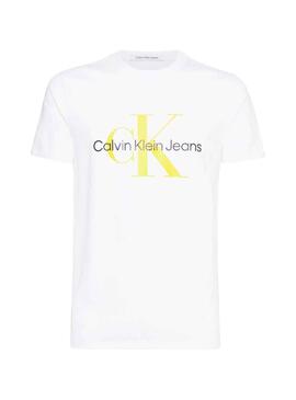 T-Shirt Calvin Klein Seasonal Blanc Homme