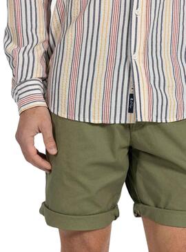 Chemise El Pulpo Oaxaca Beige pour Homme