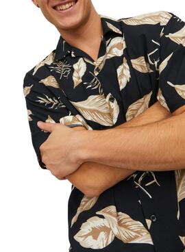 Chemise Jack & Jones Tropic Noire pour Homme