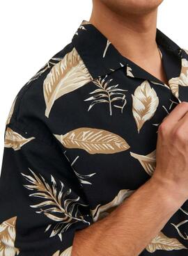Chemise Jack & Jones Tropic Noire pour Homme
