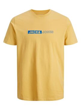 T-Shirt Jack & Jones Neo Jaune pour Homme