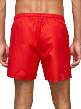 Slip de Bain Pepe Jeans Finnick Rouge pour Homme