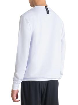 Sweat Antony Morato Quattro Blanc pour Homme