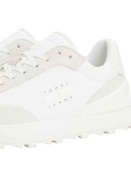 Baskets Tommy Jeans Coureur technique Blanc Femme