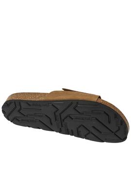 Sandales Pepe Jeans Bio Slider Brun pour Homme