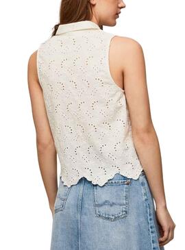 Chemise Pepe Jeans Eris Blanc pour Femme