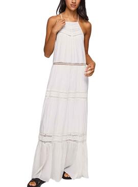 Robe Pepe Jeans Pipra Blanc pour Femme