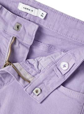 Shorts Name It Rose Lilas pour Fille