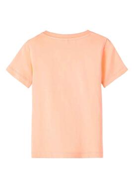 T-Shirt Name It Frede Corail pour Garçon