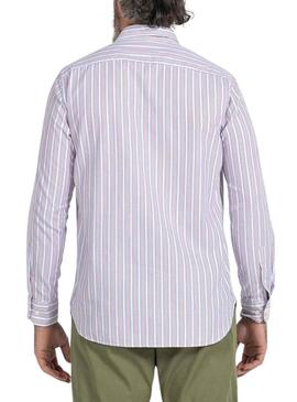 Chemise El Pulpo Couleur Stripe Blanc pour Homme