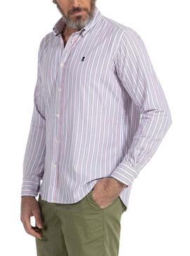 Chemise El Pulpo Couleur Stripe Blanc pour Homme
