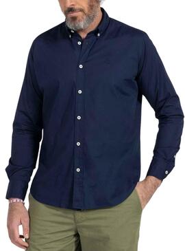 Chemise El Pulpo Popeline Bleu Bleu Marine pour Homme