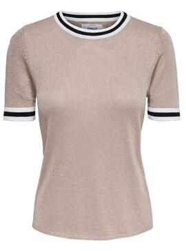 T-Shirt Only Kamilla Rosa Femme