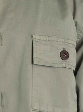 Surchemise Klout Safari Vert pour Homme