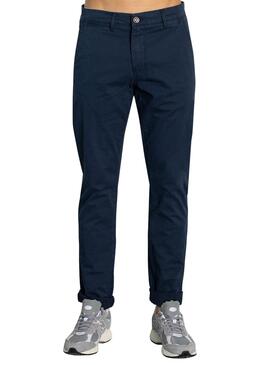 Pantalon Klout Chino Basic Bleu Marine pour Homme