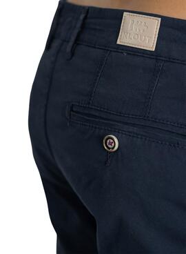 Pantalon Klout Chino Basic Bleu Marine pour Homme