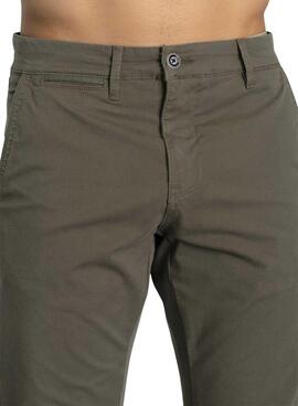 Pantalon Chino Vert Klout pour Homme