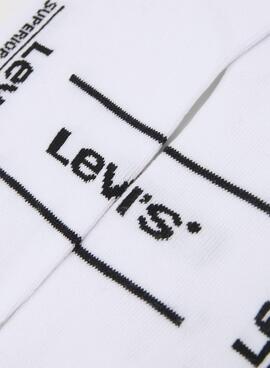 Chaussettes Levis Low Couper Blanc pour Homme
