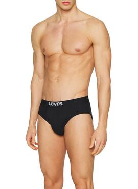 Slip Levis Solid Noire pour Homme