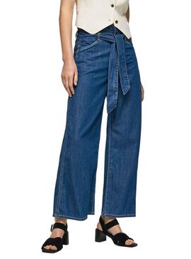 Pantalon Jeans Pepe Jeans Daisy Bleu pour Femme