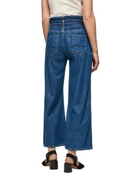Pantalon Jeans Pepe Jeans Daisy Bleu pour Femme