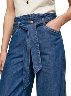 Pantalon Jeans Pepe Jeans Daisy Bleu pour Femme