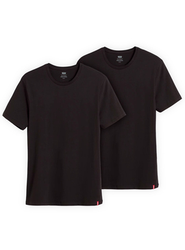 T-Shirts Levis Pack 2 Noir pour Homme